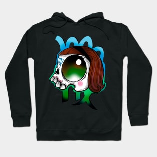 Virgo skull Hoodie